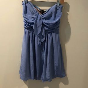 Elizabeth and James Light Blue Tie-Front Dress